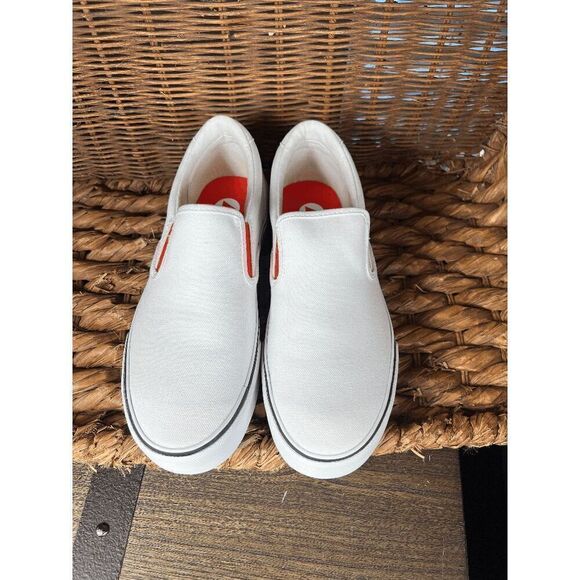 Airwalk Ride-J Mens White Canvas Slip On Skating Casual Sneakers Shoes Size 8.5M main image 7